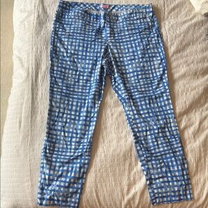 Lilly Pulitzer Blue and White Patterned Pants